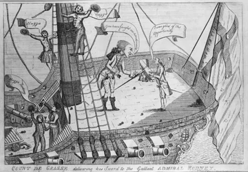 Count de Grass Delivering His Sword to the Gallant Admiral Rodney